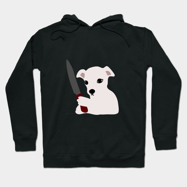 Murder Meme Dog Hoodie by TeaShirts